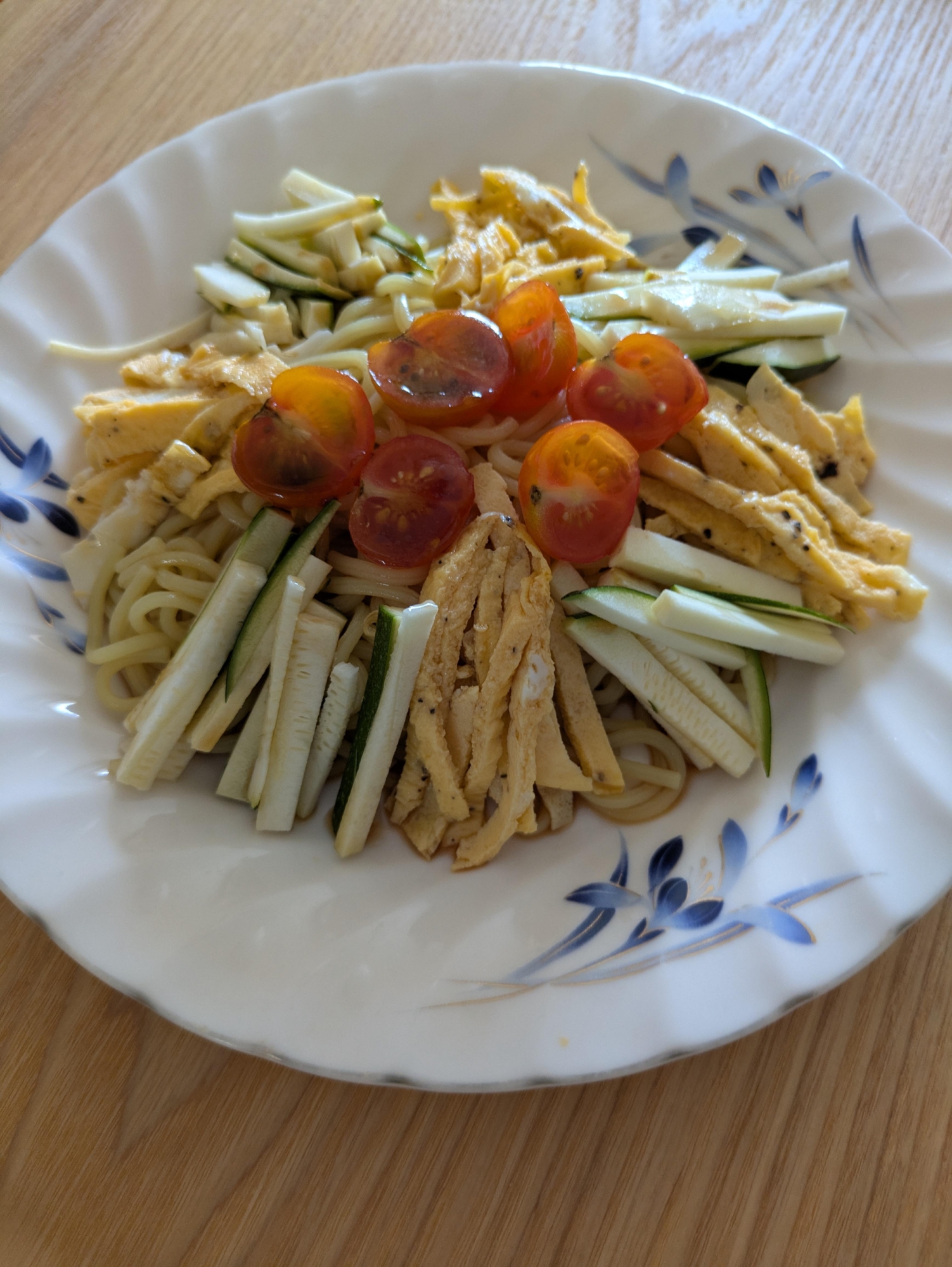 焼きそば麺で簡単冷やし中華