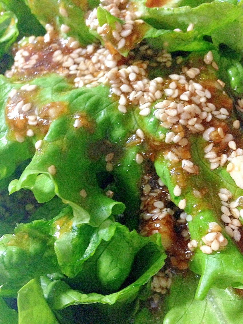 焼き肉屋さんのサラダ