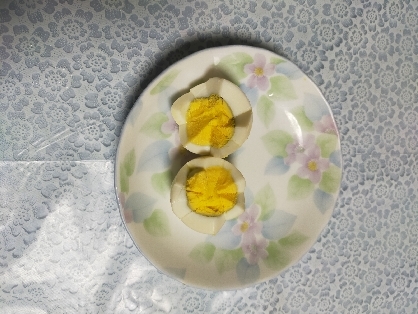 ゆで卵でこちらも作ってみました(*^^*ゞカットの仕方で可愛いですねo(^▽^)o