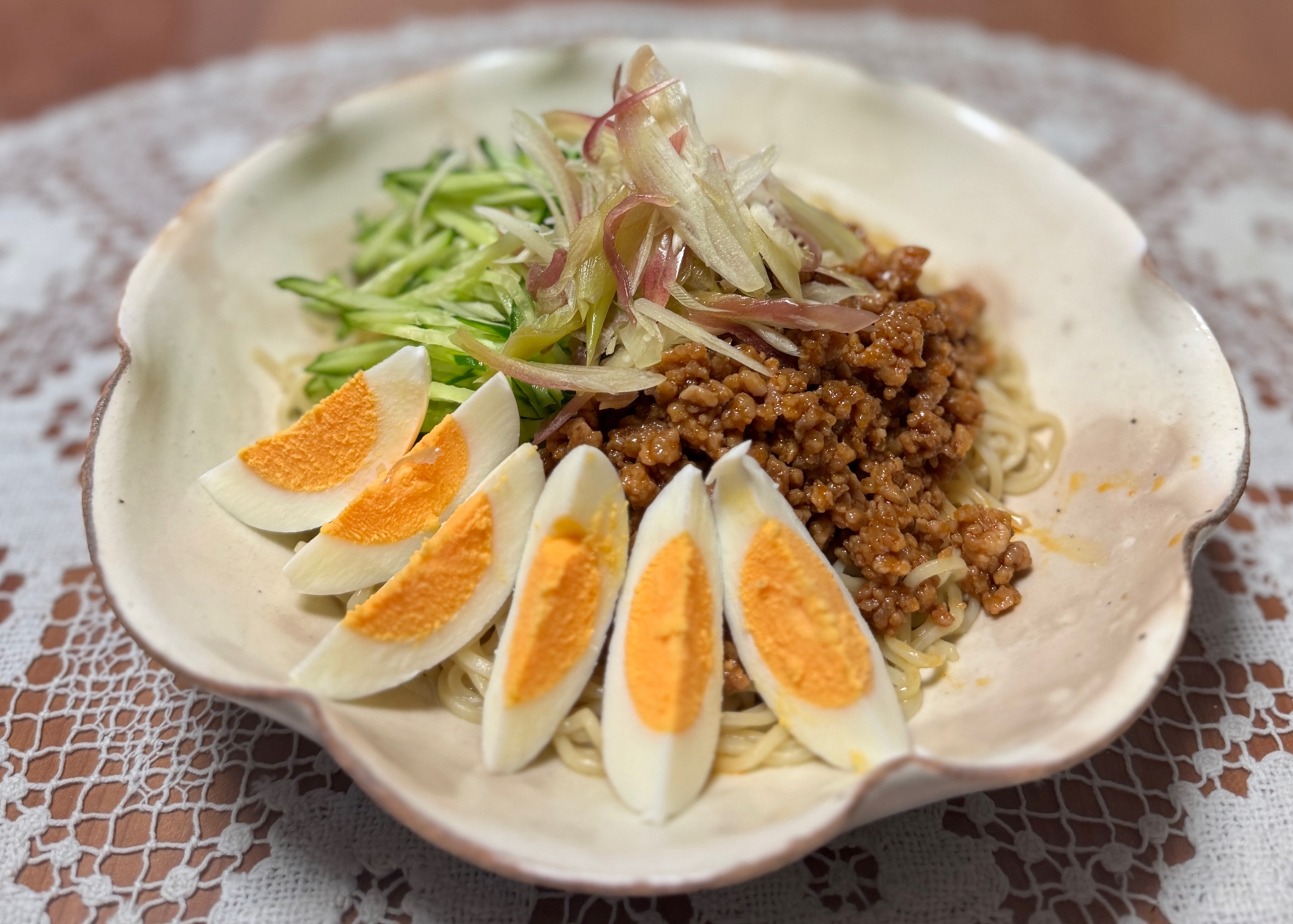 作り置きのヤンニョムそぼろで冷やし☆ジャージャー麺