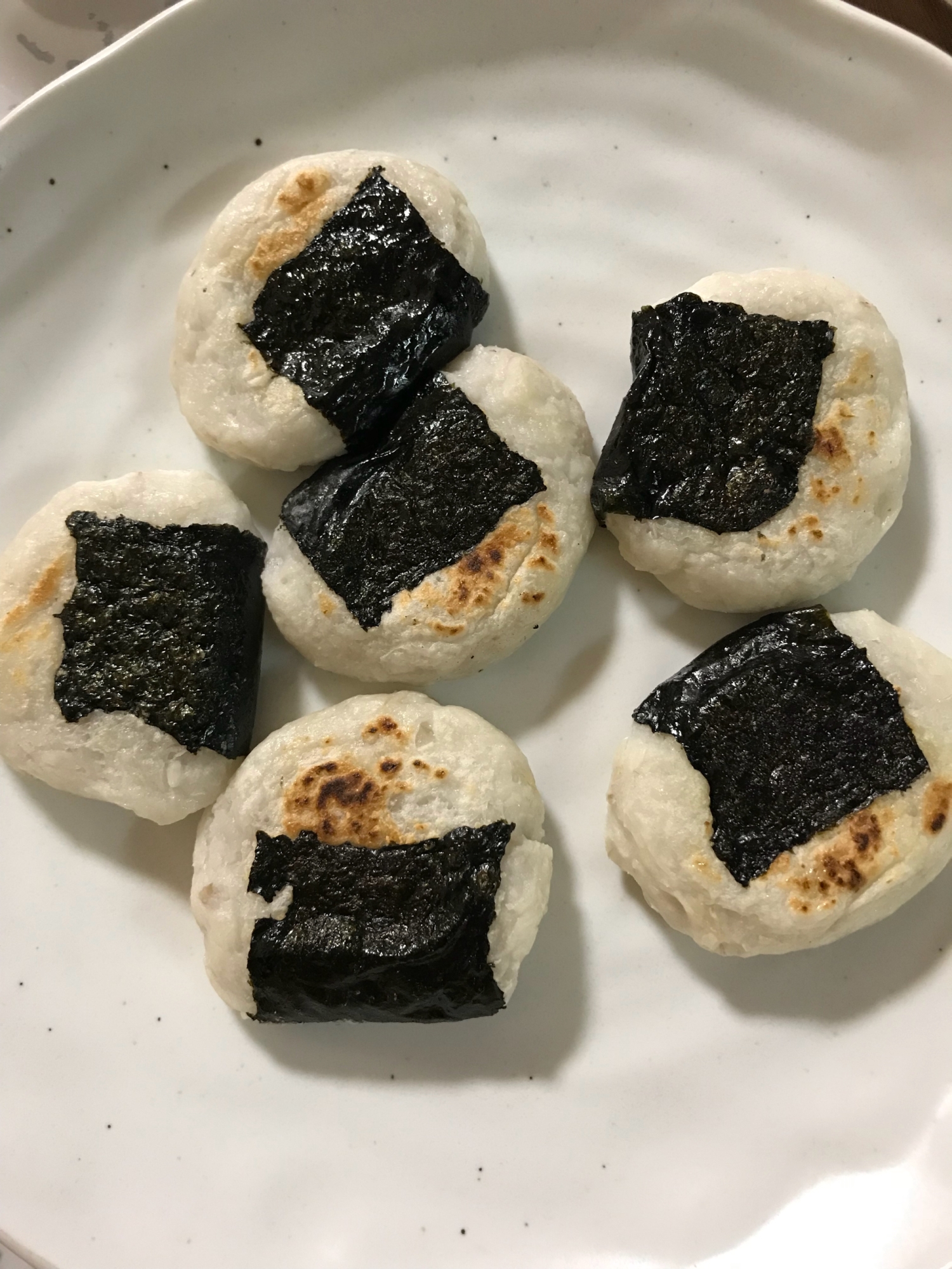 里芋餅の海苔巻き