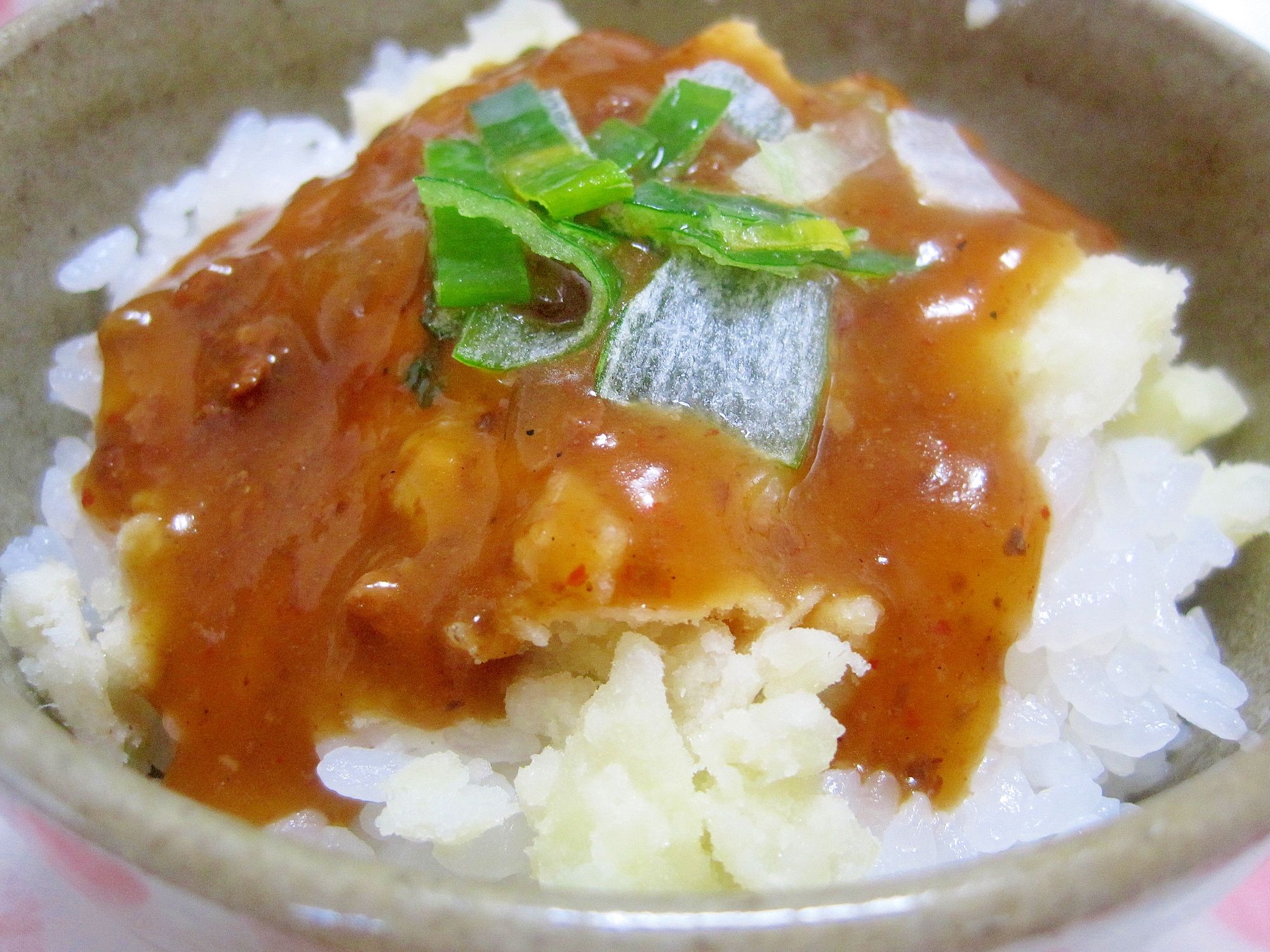 じゃがいものあんかけ丼