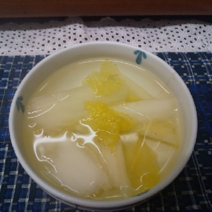 お吸い物味付けで♪白菜ごまスープ✧˖°