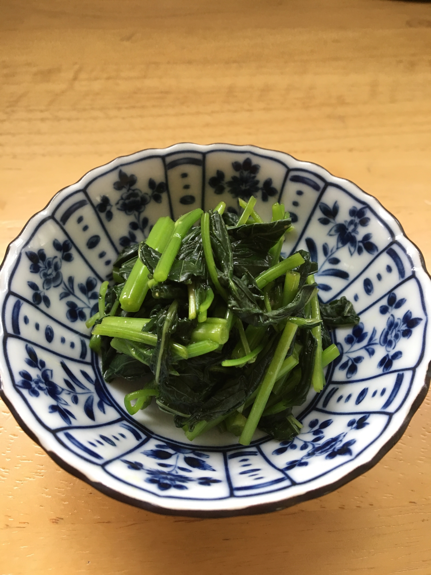 モロヘイヤの辛子醤油和え ♪
