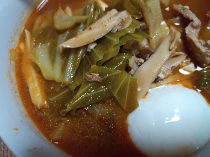 豚豆腐チゲ♩(市販の素にプラスでコクうまに)