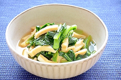 ☆減塩レシピ☆ 生姜ピリリッ!小松菜の煮びたし