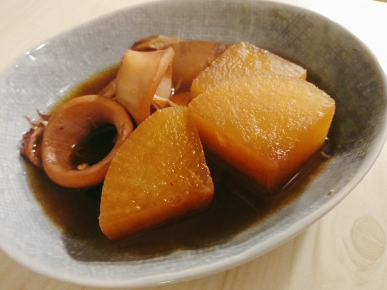 イカと大根の煮込み