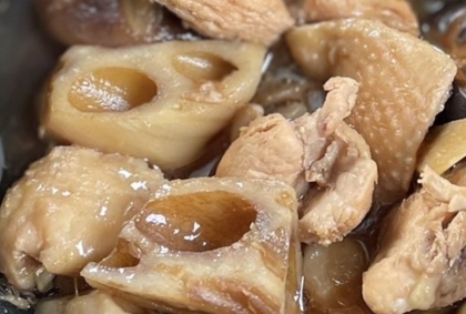 鶏肉とれんこんの煮物