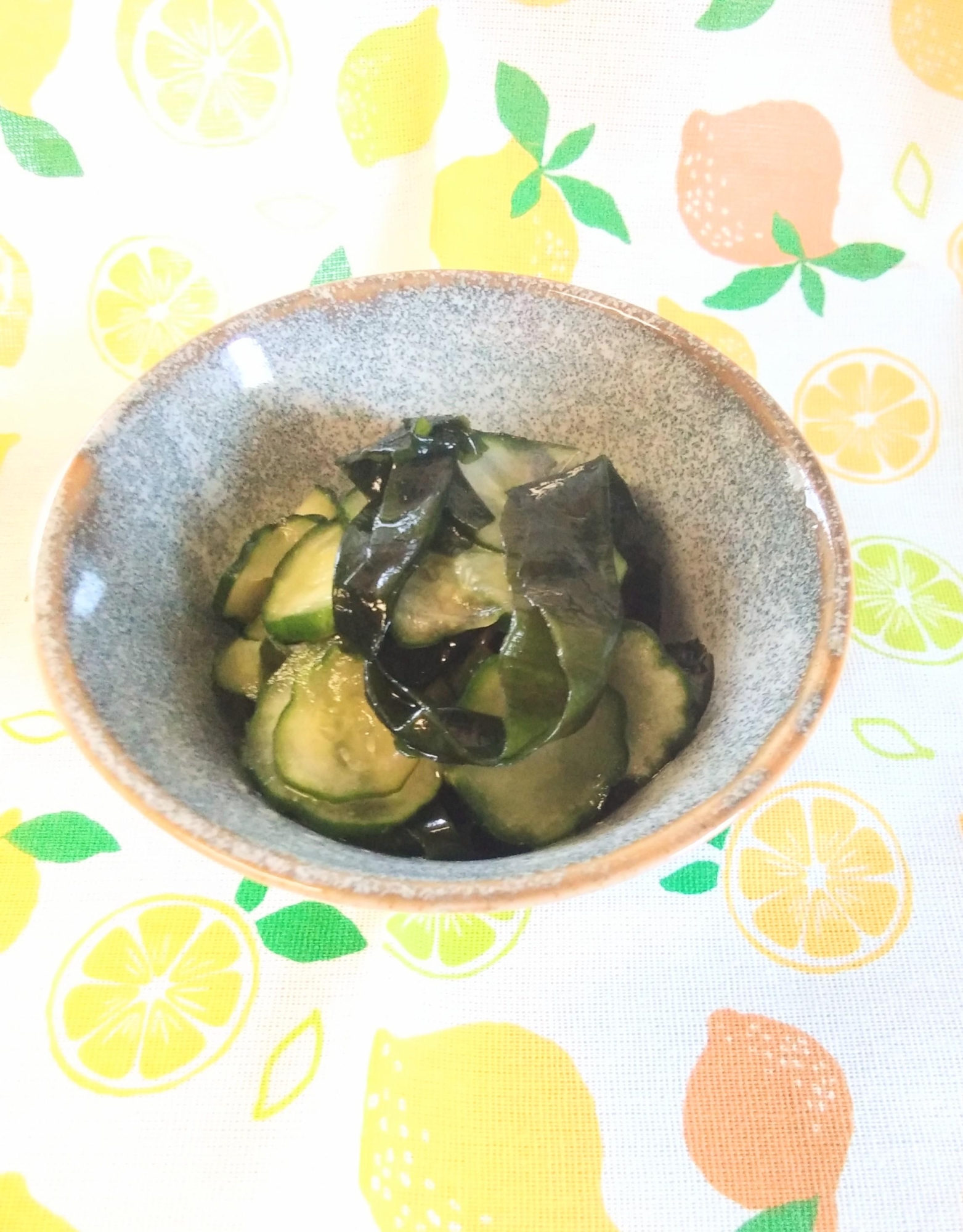 きゅうりとわかめの酢のもの