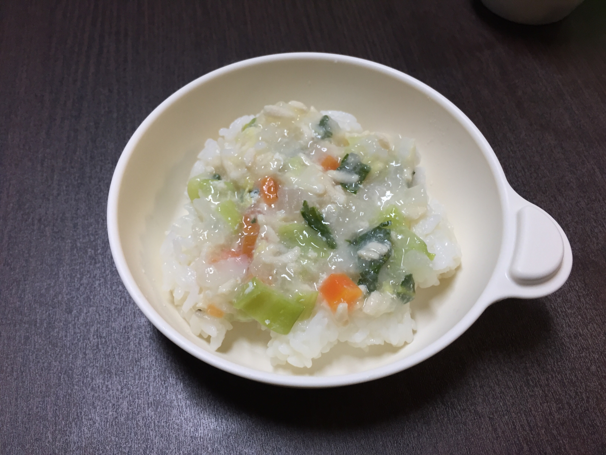 【離乳食 完了期】青梗菜のクリーム煮