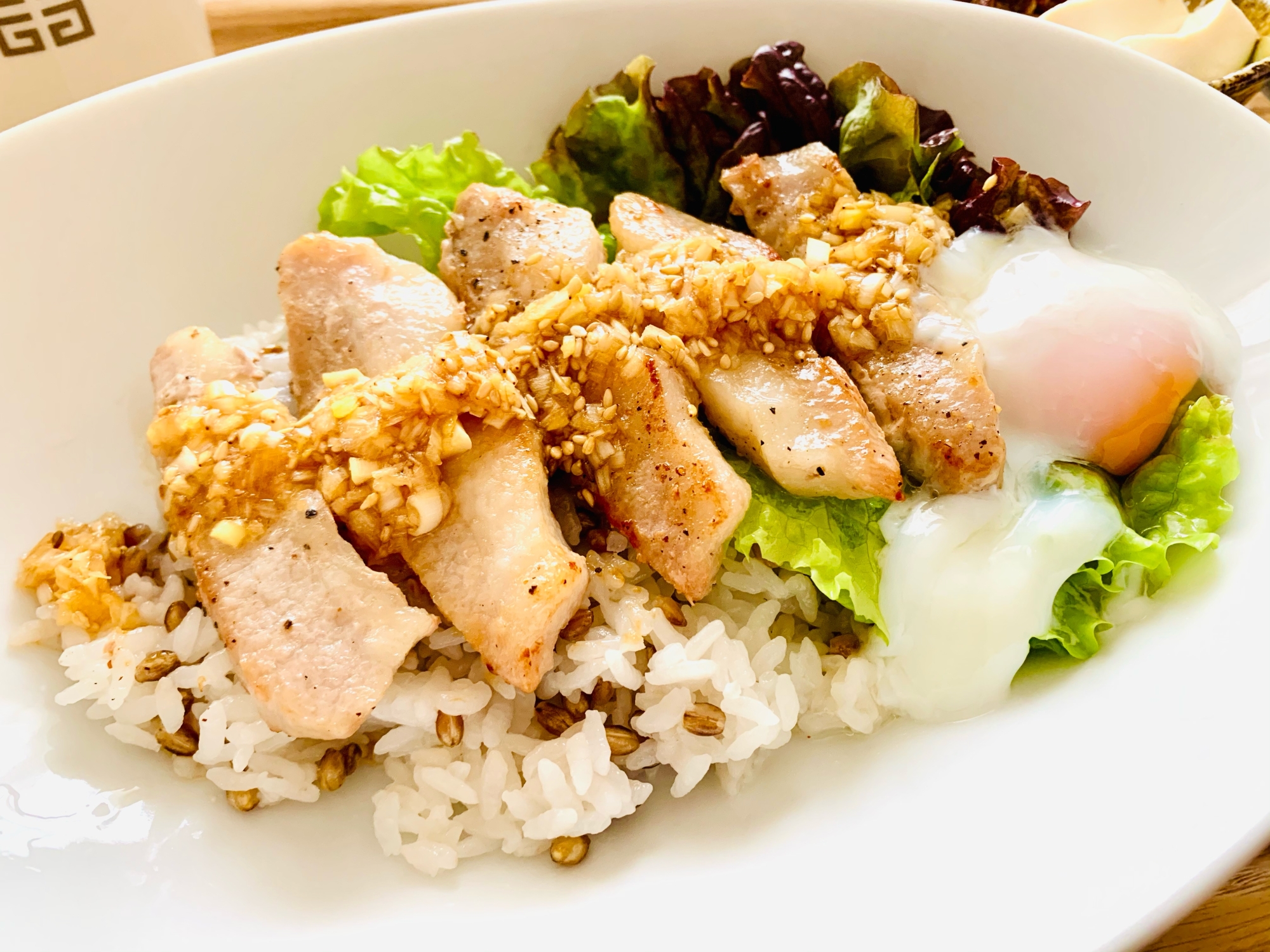 トントロのネギ塩だれ丼