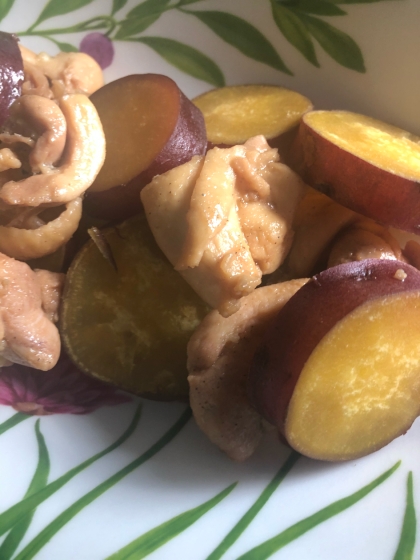 さつまいもと鶏肉のほくほく煮