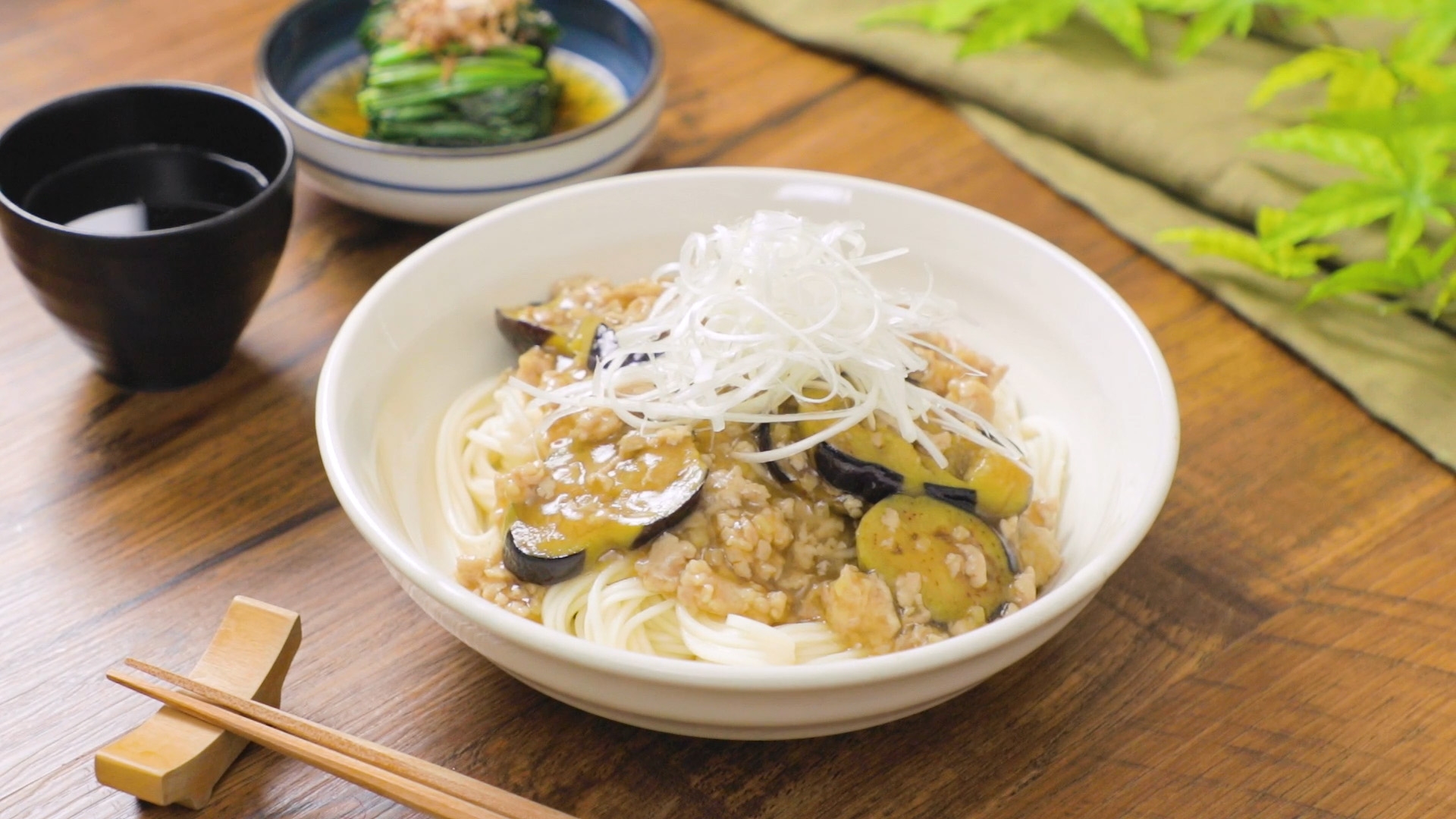 なすとひき肉のあんかけひやむぎ レシピ 作り方 By 赤城食品 楽天市場店 楽天レシピ