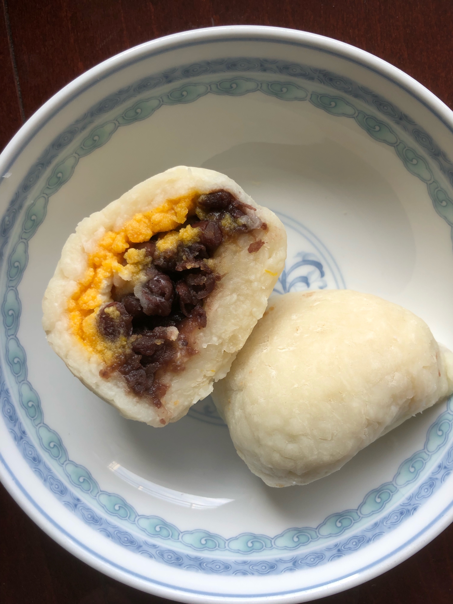 余ったそうめんでかぼちゃのいきなり団子風