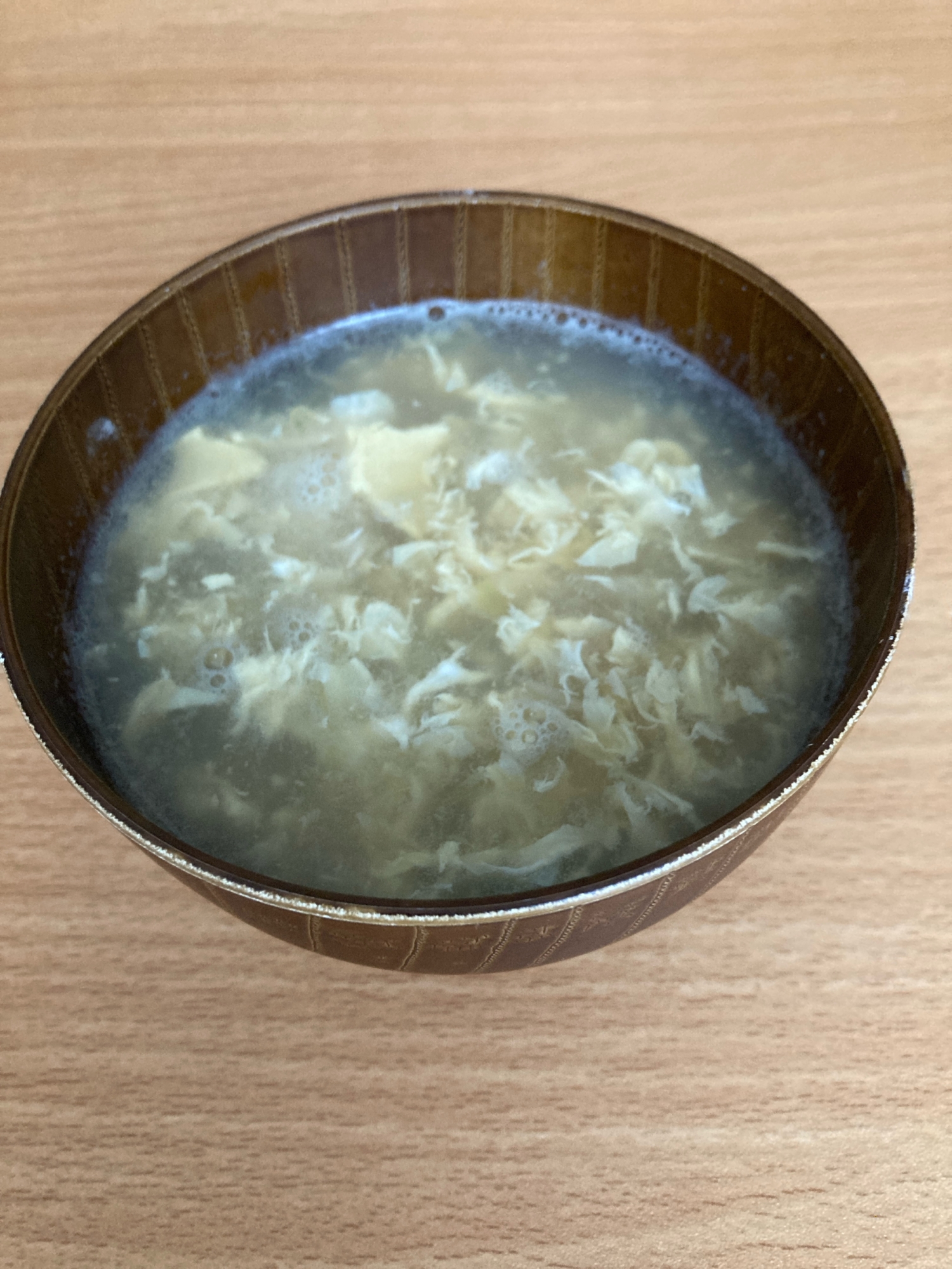 みょうがのふわトロかきたま汁
