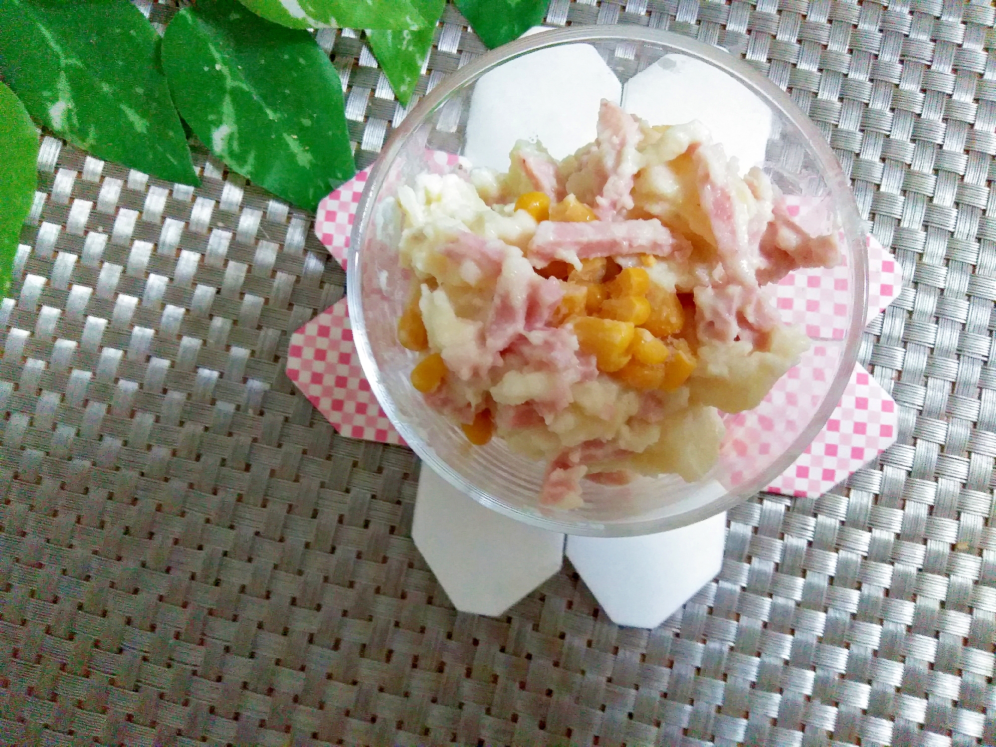 ポテト ハム コーンだけのサラダ レシピ 作り方 By 夢シニア 楽天レシピ