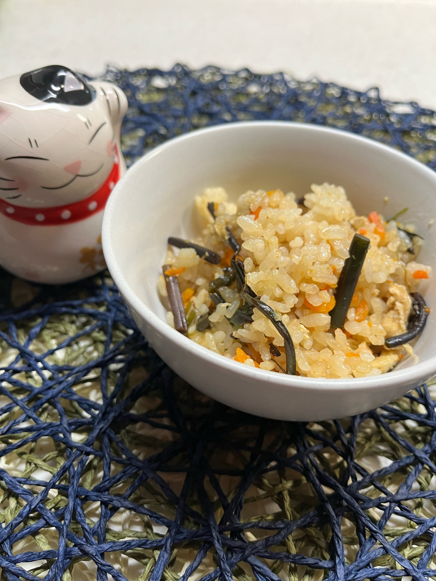 春の山のご馳走♬蕨の炊き込みご飯