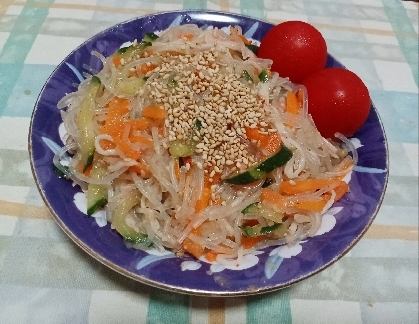 めんつゆで簡単！春雨サラダ