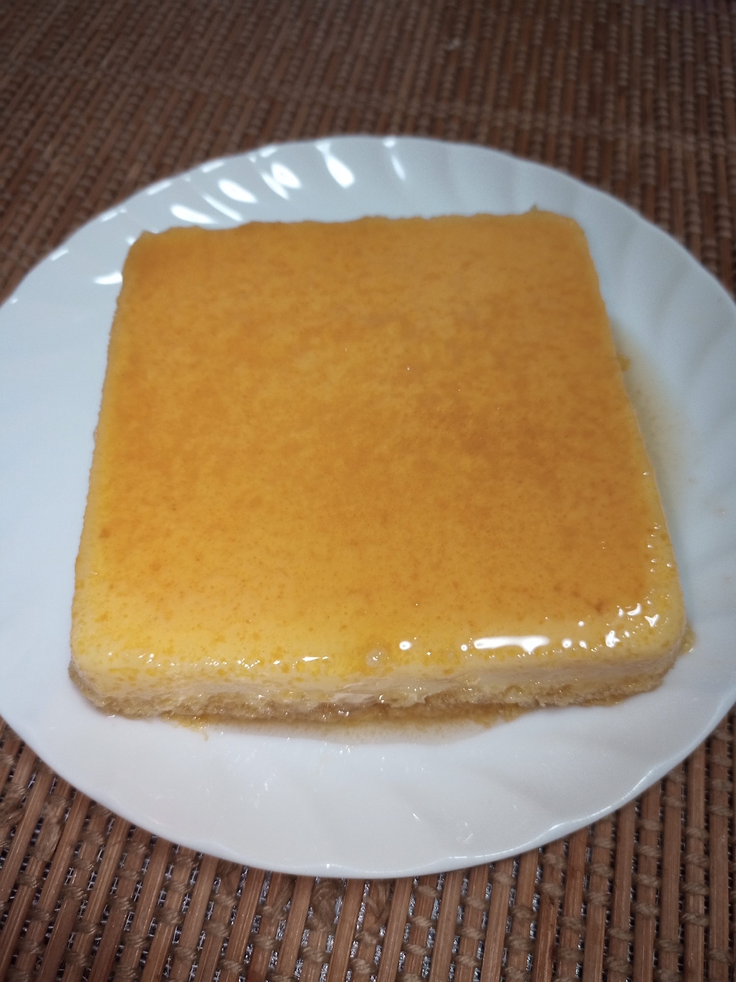 プリンケーキ