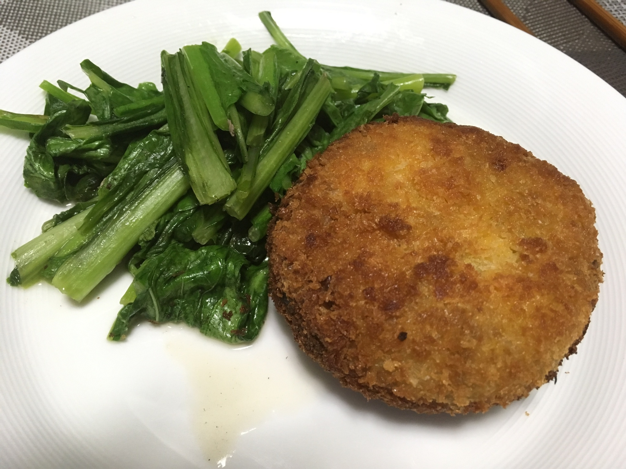 ほくほく里芋コロッケ!塩で食べるとおいしいよ♪