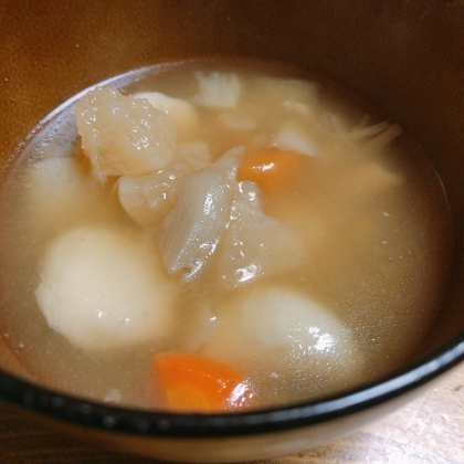 里芋と根菜のお味噌汁