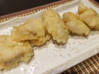 サクっと美味しい鶏の天ぷら