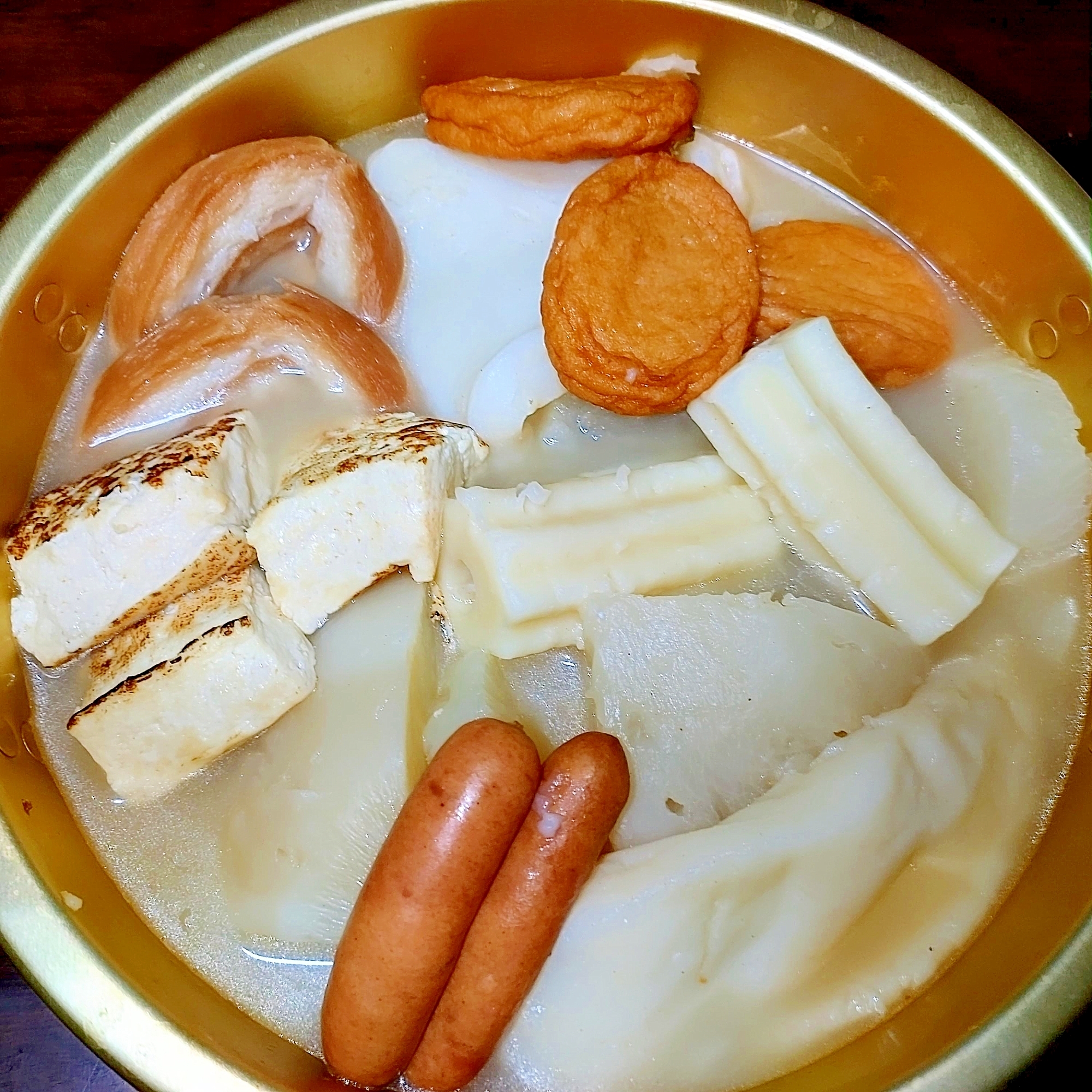 車麩ちくわ麩☆聖護院大根おでん