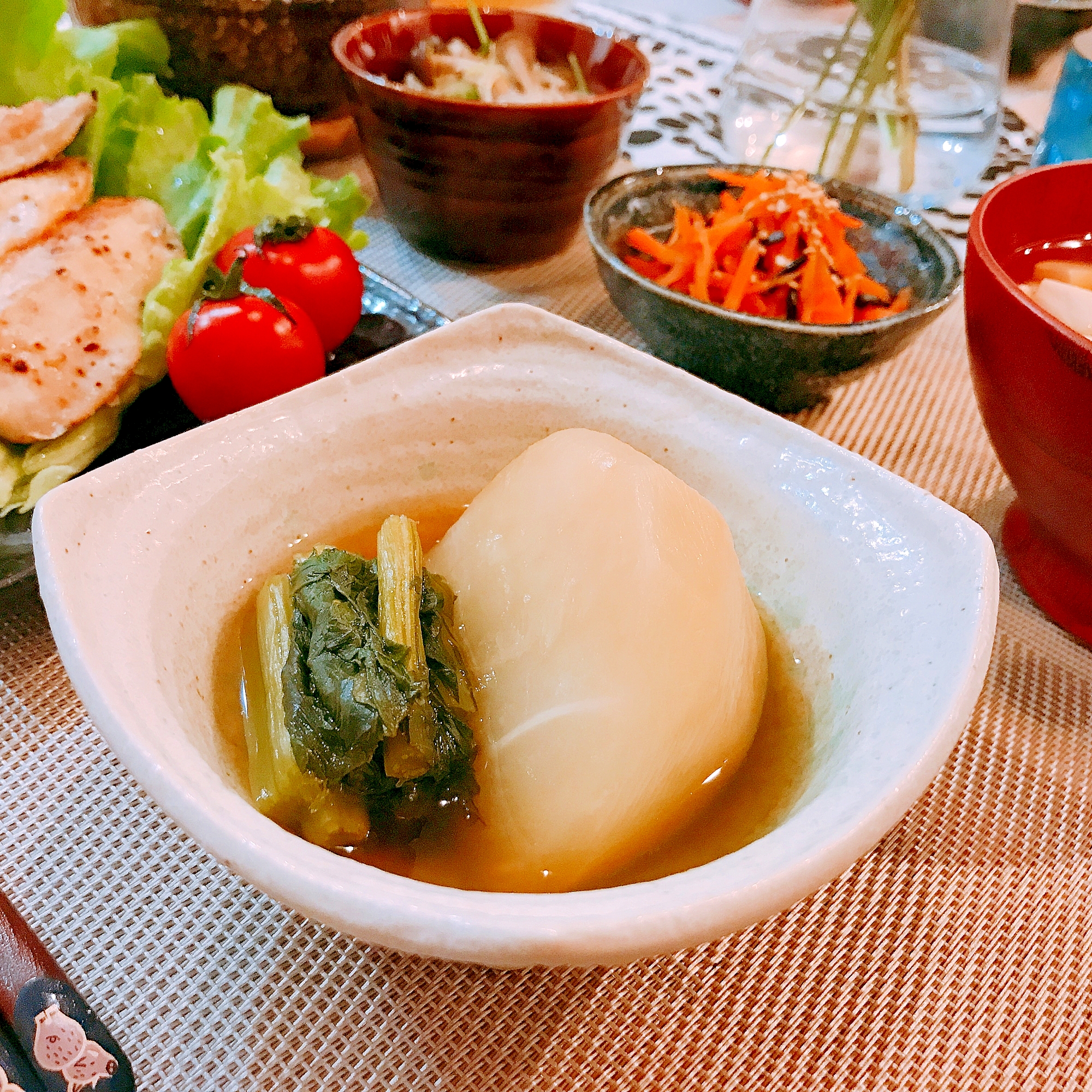 優し〜い味♡蕪の餡掛け