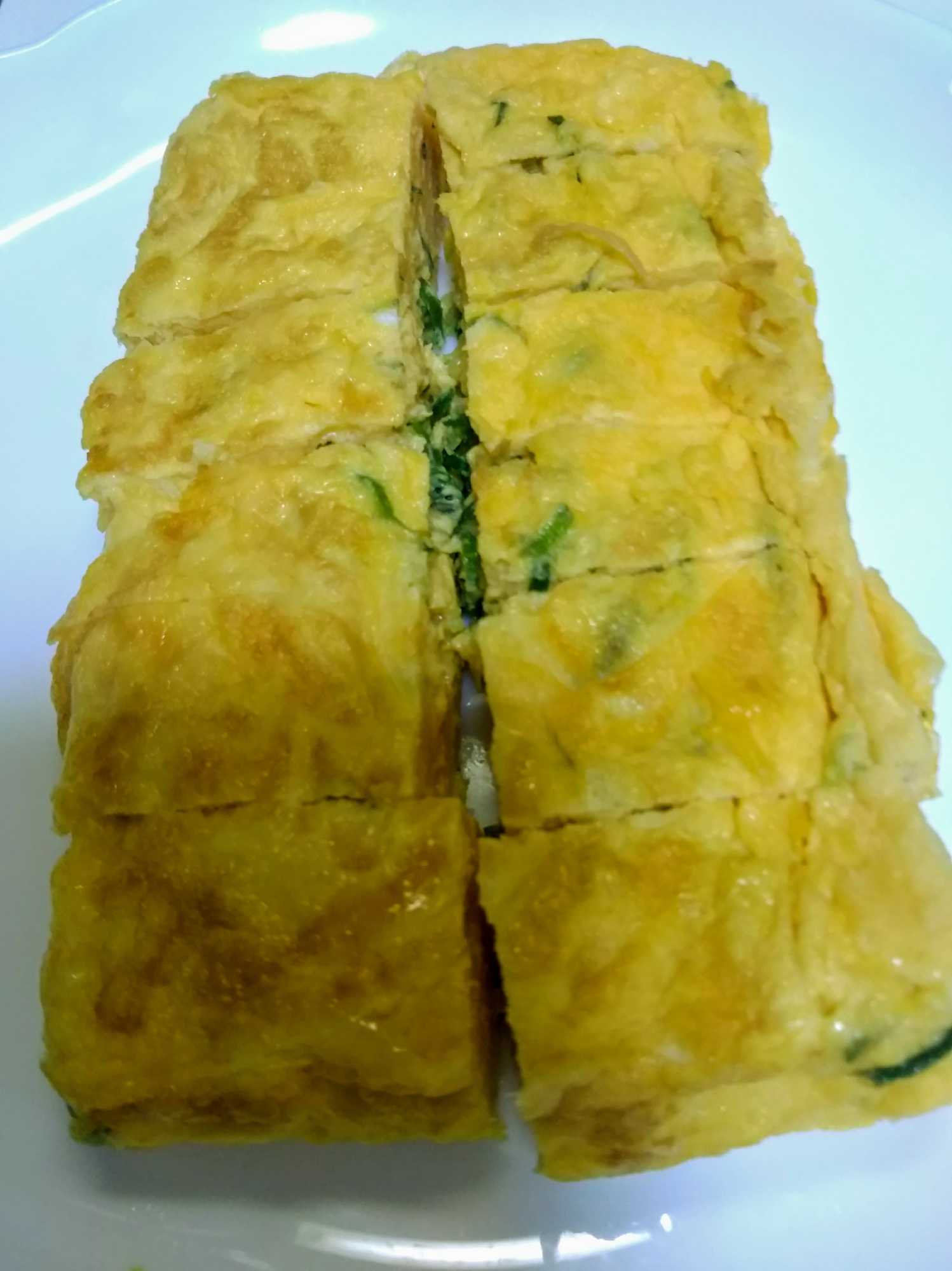 ネギいりたまご焼き