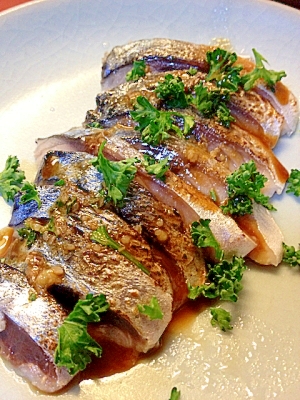 炙りしめ鯖のわさび醤油 レシピ 作り方 By ゴールデンアルジータ 楽天レシピ 炙りしめ鯖のわさび醤油 レシピ 作り方 By ゴールデンアルジータ 楽天レシピ