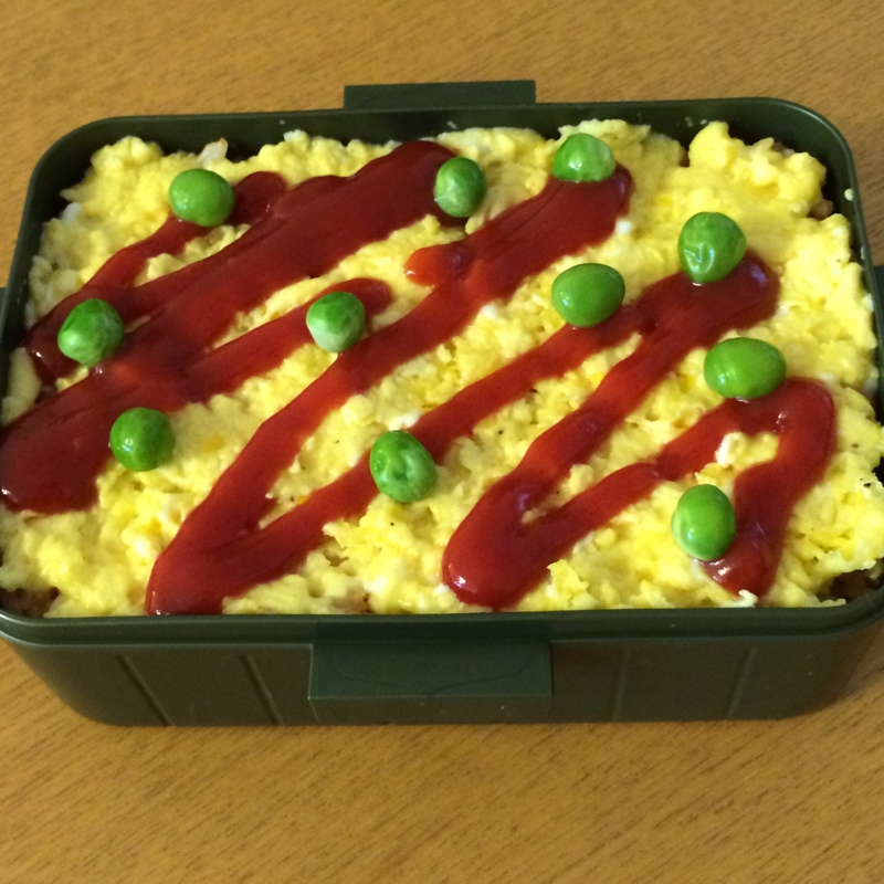 ぶきっちょでも簡単 ふわふわオムライス弁当 レシピ 作り方 By Hiro1016 楽天レシピ