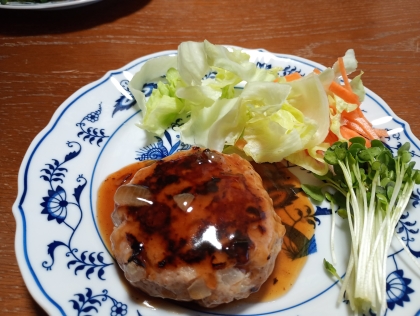 照り焼きハンバーグ•.¸¸¸.☆