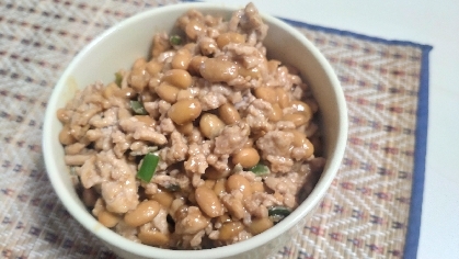 ご飯がモリモリ進む・納豆みそ
