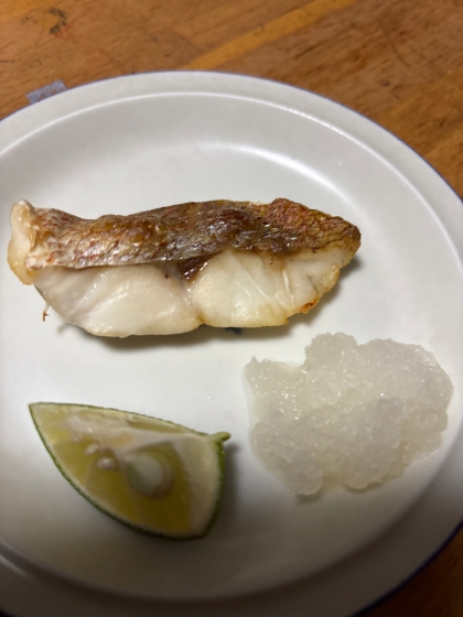 目鯛のネギマヨ焼き