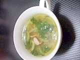 チンゲン菜スープ