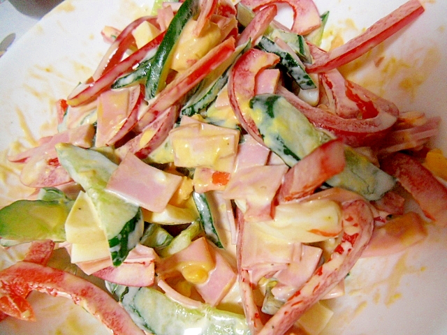 パプリカときゅうりのマヨネーズサラダ レシピ 作り方 By ミスチバス 楽天レシピ