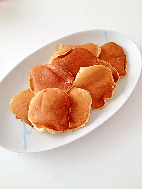 食感が楽しいコーンのホットケーキ☆離乳食