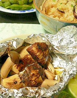 松茸のホイル焼き レシピ 作り方 By 遊星 楽天レシピ