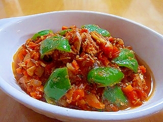 サバ缶のトマト煮