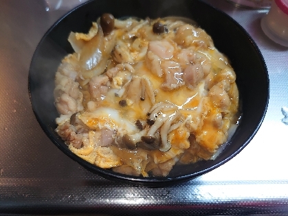 必ずふわとろ大成功‼️✨卵あとのせ親子丼　　#鶏肉