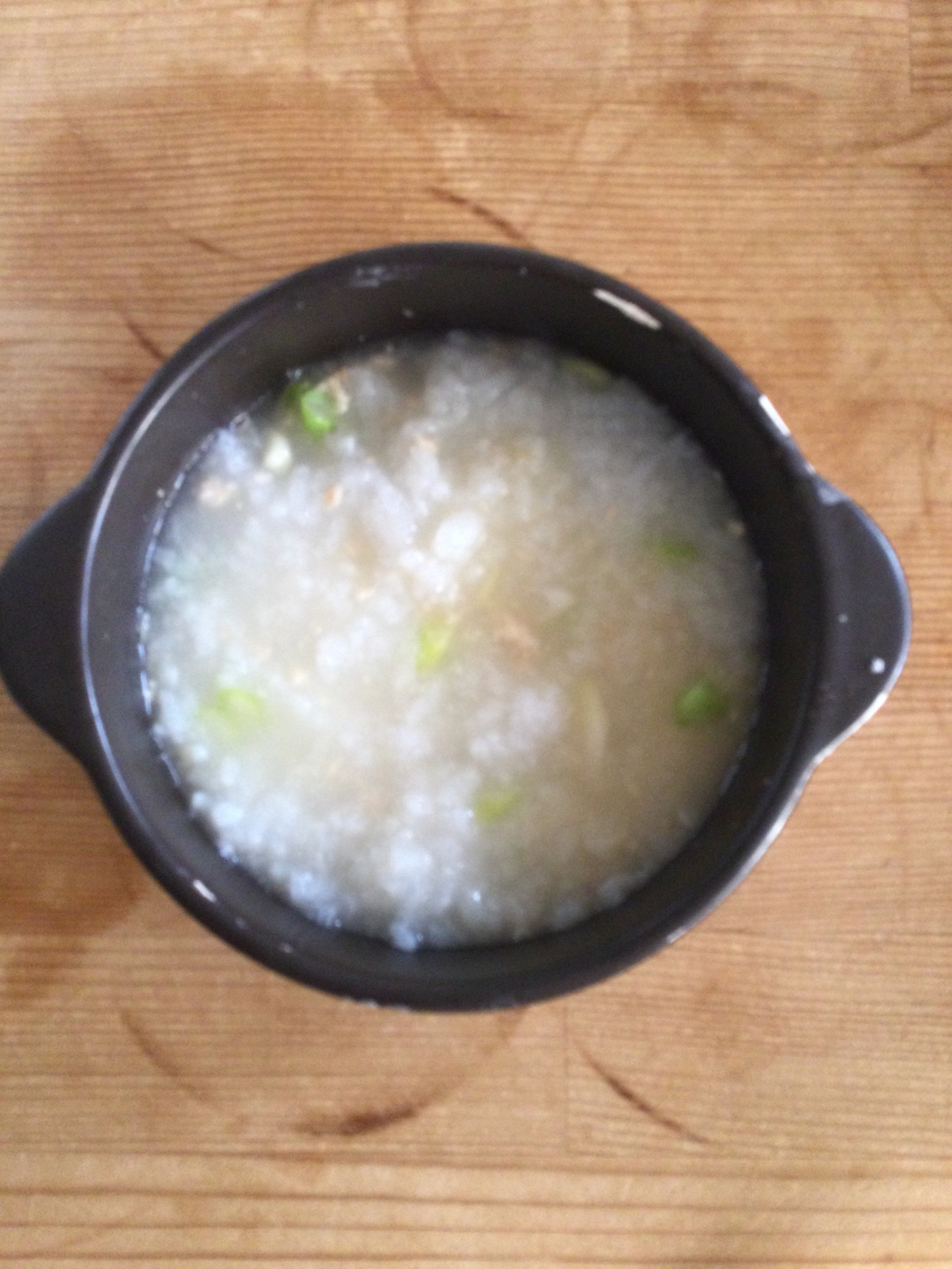 細ねぎ鮭フレーク入り雑炊♪