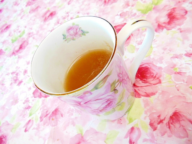 ❤はったい粉と蕎麦茶と生姜蜂蜜のティ❤