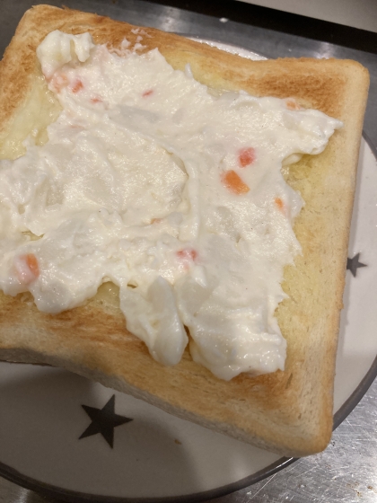 からしポテトサラダ♪チーズトースト