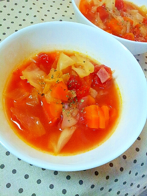 春野菜のトマトスープ♪
