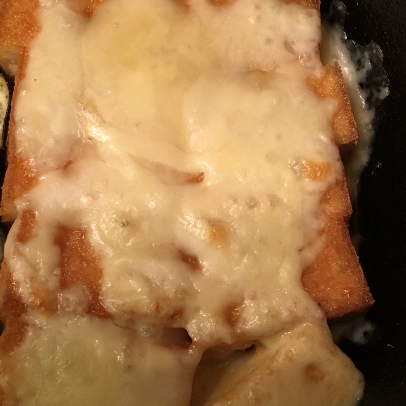 厚揚げのレンチンチーズ焼き