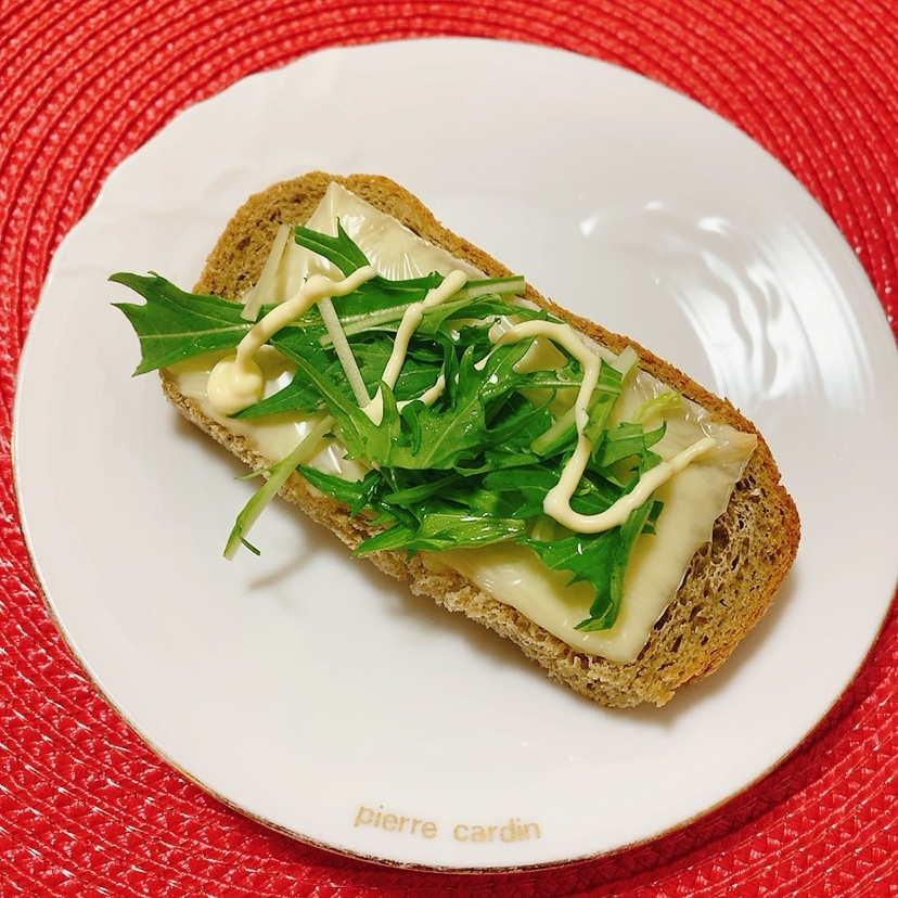 水菜♪マヨチーズトースト˖✧˖°