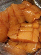 簡単 レンジで漬けだれ サーモンのお刺身漬け丼 レシピ 作り方 By みずたまsweet 楽天レシピ 簡単 レンジで漬けだれ サーモンのお刺身漬け丼 レシピ 作り方 By みずたまsweet 楽天レシピ