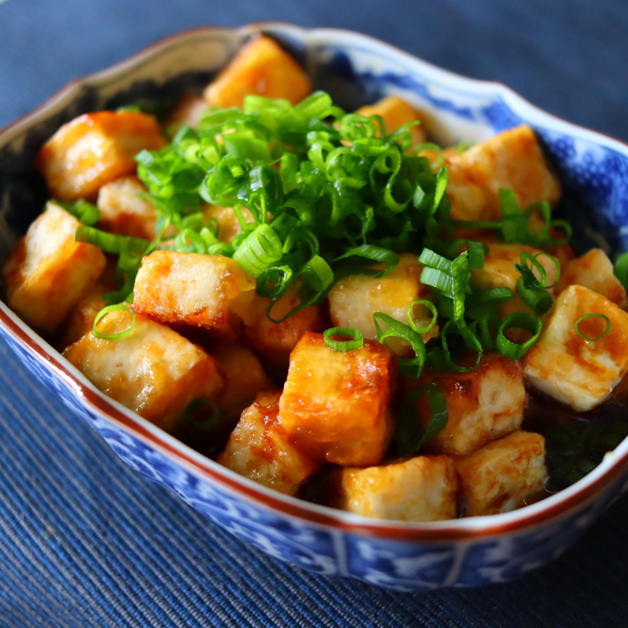 豆腐を小さくするのがコツ！美味しい揚げだし豆腐