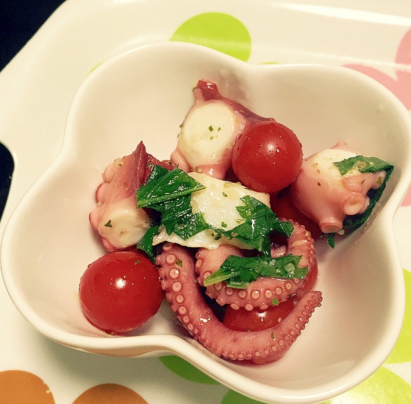 さっぱり☆ヘルシー☆たことトマトのマリネ