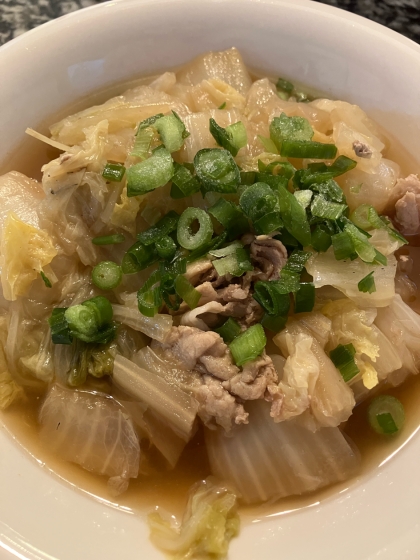 煮るだけ10分♡余った白菜♡白菜と豚肉のくたっと煮